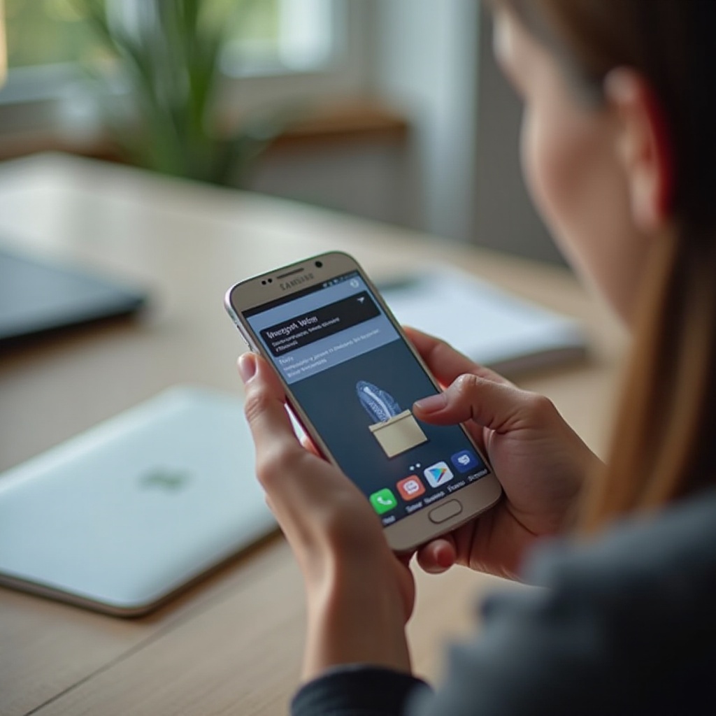 Papierkorb leeren Samsung